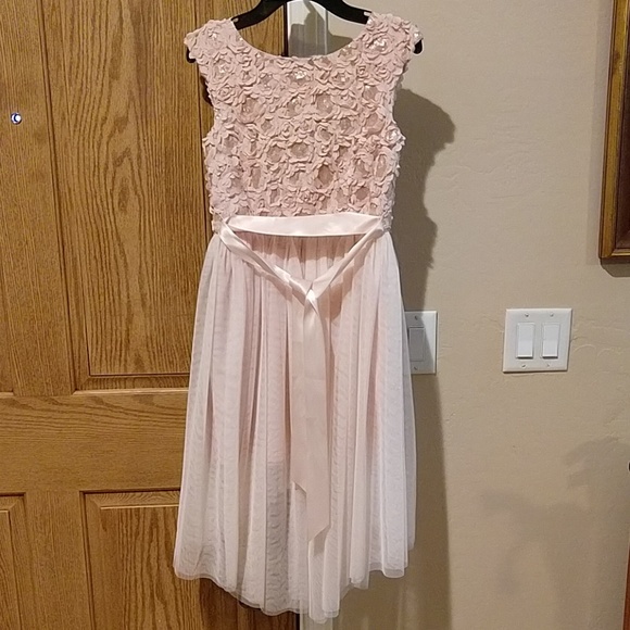 Zunie size 12 sleeveless floral High-Low dress - Picture 6 of 8